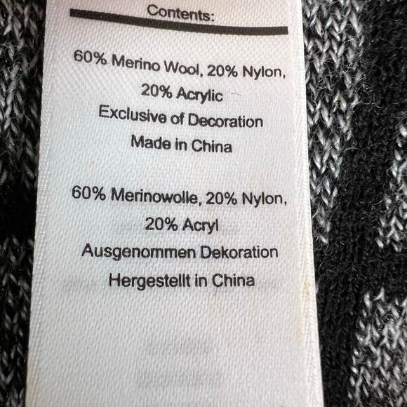 SMARTWOOL Merino Wool Blend Skirt in Black Women's Size Large - Picture 6 of 6